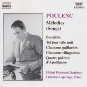 Poulenc Francis - Melodies in the group Externt_Lager / at Bengans Skivbutik AB (548995)