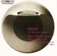 Handel George Frideric - Recorder Sonatas in the group OUR PICKS / Christmas gift tip CD at Bengans Skivbutik AB (550708)