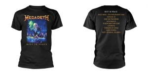 Megadeth - T/S Rust In Peace (L) in the group MERCHANDISE / T-shirt / Heavy Metal at Bengans Skivbutik AB (5508950)