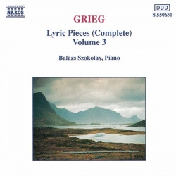 Grieg Edvard - Lyric Pieces Vol 3 in the group OUR PICKS / Christmas gift tip CD at Bengans Skivbutik AB (5511068)