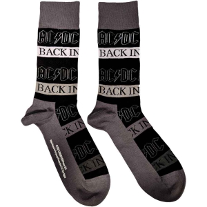 Ac/Dc - Back In Black Uni Bl Socks (Eu 40-45) in the group MERCHANDISE / / at Bengans Skivbutik AB (5516818)