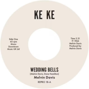 Melvin Davis - Wedding Bells / It's No News in the group OUR PICKS / Friday Releases / Friday The 23rd Of February 2024 at Bengans Skivbutik AB (5516907)