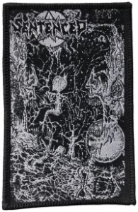 Sentenced - Patch When Death Join Us (12 X 7,6 in the group MERCHANDISE / Accessoarer / Hårdrock at Bengans Skivbutik AB (5523484)