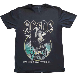 Ac/Dc - Ftatr Yellow Outlines Uni Bl in the group MERCHANDISE / T-shirt / Heavy Metal at Bengans Skivbutik AB (5525426r)