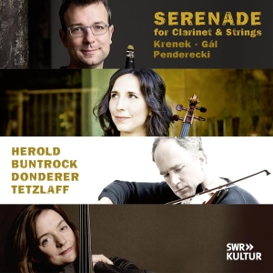 Kilian Herold & Barbara Buntrock & Florian Donderer & Tanja Tetzlaff - Serenade For Clarinet & Strings in the group OTHER / Övrigt / at Bengans Skivbutik AB (5525457)