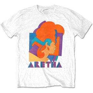 Aretha Franklin - Milton Graphic Uni Wht    in the group MERCHANDISE / T-shirt / Jazz,RnB-Soul at Bengans Skivbutik AB (5525798r)