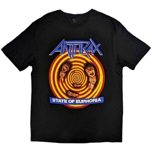 Anthrax - State Of Euphoria Uni Bl in the group MERCHANDISE / T-shirt / Heavy Metal at Bengans Skivbutik AB (5526160r)
