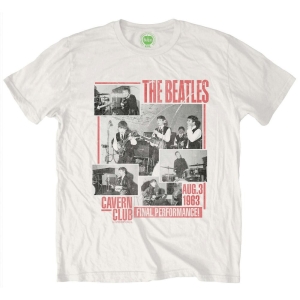 Beatles - Final Performance Uni Wht T-Shirt in the group MERCHANDISE / T-shirt / Pop-Rock at Bengans Skivbutik AB (5527397r)