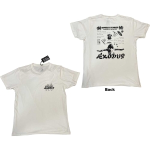 Bob Marley - Exodus Tracklist Uni Wht    in the group MERCHANDISE / T-shirt / Reggae at Bengans Skivbutik AB (5530200r)