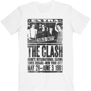 The Clash - Bond's 1981 Uni Wht in the group MERCHANDISE / T-shirt / Punk at Bengans Skivbutik AB (5531091r)