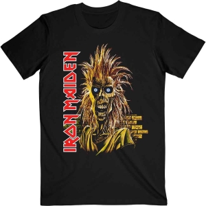 Iron Maiden - First Album 2 Uni Bl in the group MERCHANDISE / T-shirt / Heavy Metal at Bengans Skivbutik AB (5532250r)