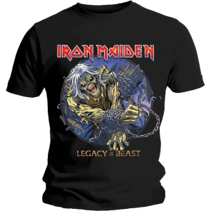 Iron Maiden - Eddie Chained Legacy Uni Bl in the group MERCHANDISE / T-shirt / Heavy Metal at Bengans Skivbutik AB (5532352r)