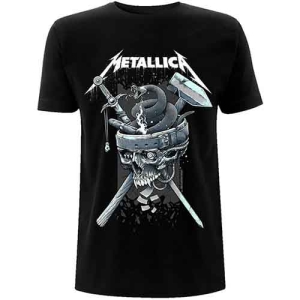 Metallica - History White Logo Uni Bl    in the group MERCH / T-Shirt /  at Bengans Skivbutik AB (5534990r)