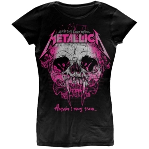 Metallica - Wherever I May Roam Lady Bl T-shirt in the group MERCHANDISE / T-shirt / Heavy Metal at Bengans Skivbutik AB (5534995r)