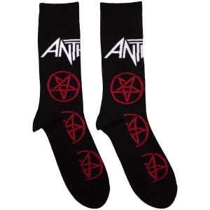 Anthrax - Pentathrax Pattern Bl Socks (Eu 40-45) in the group MERCHANDISE / / at Bengans Skivbutik AB (5536099)