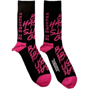 Ed Sheeran - Bad Habits Uni Bl Socks (Eu 40-45) in the group MERCHANDISE / / at Bengans Skivbutik AB (5536111)