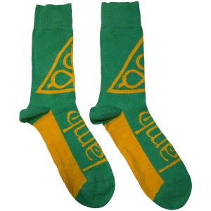 Lamb Of God - Triangle Uni Green Socks (Eu 40-45) in the group MERCHANDISE / / at Bengans Skivbutik AB (5536137)
