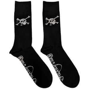 Motley Crue - Skull Uni Bl Socks (Eu 40-45) in the group MERCHANDISE / Merch / Hårdrock at Bengans Skivbutik AB (5536146)