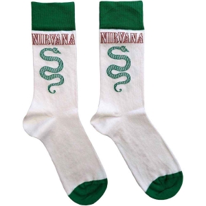 Nirvana - Serve The Ser.. Uni Wht Socks (Eu 40-45) in the group MERCHANDISE / / at Bengans Skivbutik AB (5536152)