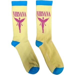 Nirvana - Angelic Uni Yell Socks (Eu 40-45) in the group MERCHANDISE / / at Bengans Skivbutik AB (5536157)