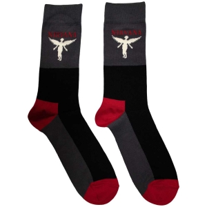 Nirvana - In Utero Uni Char Socks (Eu 39-45) in the group MERCHANDISE / Merch / Hårdrock at Bengans Skivbutik AB (5536161)