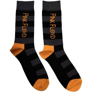 Pink Floyd - Orange Logo Uni Bl Socks (Eu 39-45) in the group MERCHANDISE / Merch / Pop-Rock at Bengans Skivbutik AB (5536176)