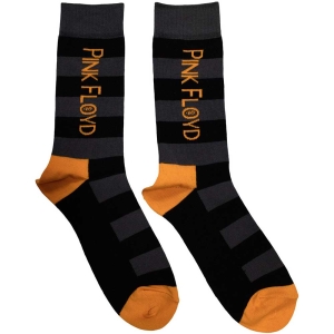 Pink Floyd - Orange Logo Uni Bl Socks (Eu 39-45) in the group MERCHANDISE / / at Bengans Skivbutik AB (5536176)