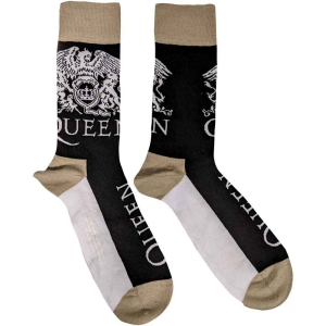 Queen - Crest & Logo Uni Bl Socks (Eu 40-45) in the group MERCHANDISE / / at Bengans Skivbutik AB (5536181)