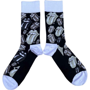 Rolling Stones - Classic Tongues Uni Bl Socks (Eu 40-45) in the group MERCHANDISE / Merch / Pop-Rock at Bengans Skivbutik AB (5536189)