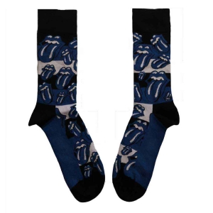 Rolling Stones - Blue Tongues Uni Blue Socks (Eu 40-45) in the group MERCHANDISE / Merch / Pop-Rock at Bengans Skivbutik AB (5536191)