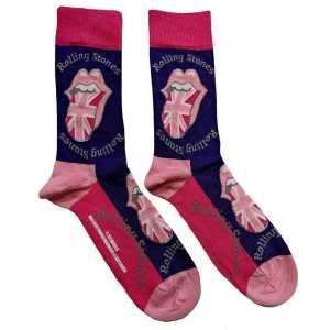 Rolling Stones - Uk Tongue Uni Purp Socks (Eu 40-45) in the group MERCHANDISE / / at Bengans Skivbutik AB (5536197)