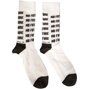Sex Pistols - No Future Uni Wht Socks (Eu 40-45) in the group MERCHANDISE / / at Bengans Skivbutik AB (5536198)