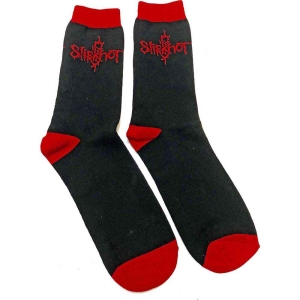 Slipknot - Logo Uni Bl Socks (Eu 40-45) in the group MERCHANDISE / Strumpor / Heavy Metal at Bengans Skivbutik AB (5536200)