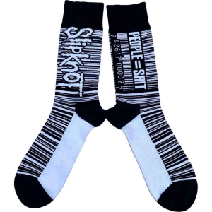 Slipknot - Barcode Uni Bl Socks (Eu 40-45) in the group MERCHANDISE / Merch / Hårdrock at Bengans Skivbutik AB (5536201)