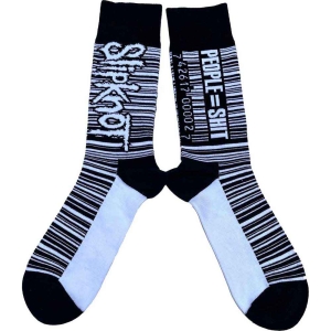 Slipknot - Barcode Uni Bl Socks (Eu 40-45) in the group MERCHANDISE / / at Bengans Skivbutik AB (5536201)