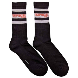 Spice Girls - Logo & Stripes Uni Bl Socks (Eu 40-45) in the group MERCHANDISE / Strumpor / Pop-Rock at Bengans Skivbutik AB (5536205)