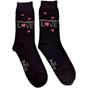 The Beatles - All You Need.. Uni Bl Socks (Eu 40-45) in the group MERCHANDISE / Merch / Pop-Rock at Bengans Skivbutik AB (5536210)