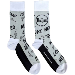 The Beatles - Aynil & Drum Uni Grey Socks (Eu 40-45) in the group MERCHANDISE / Merch / Pop-Rock at Bengans Skivbutik AB (5536244)