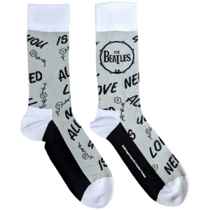 The Beatles - Aynil & Drum Uni Grey Socks (Eu 40-45) in the group MERCHANDISE / / at Bengans Skivbutik AB (5536244)