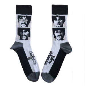 The Beatles - Sea Of..Faces Mono Wht Socks (Eu 40-45 in the group MERCHANDISE / / at Bengans Skivbutik AB (5536251)