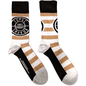 Tupac - Trust Nobody Uni Wht Socks (Eu 40-45) in the group MERCHANDISE / / at Bengans Skivbutik AB (5536258)
