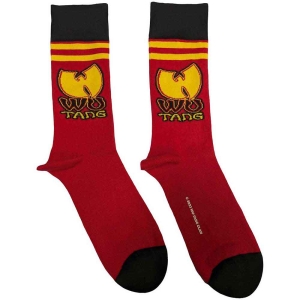 Wu-Tang Clan - Wu-Tang Stripes Red Socks (Eu 40-45) in the group MERCHANDISE / Merch / Hip Hop-Rap at Bengans Skivbutik AB (5536261)