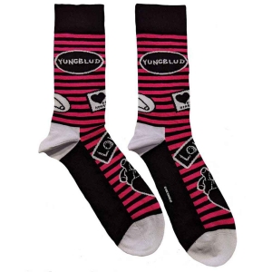 Yungblud - Symbols Uni Bl Socks (Eu 40-45) in the group MERCHANDISE / Merch / Pop-Rock at Bengans Skivbutik AB (5536267)