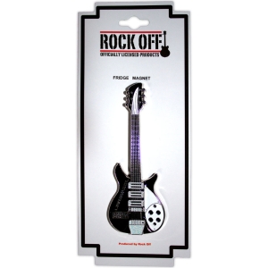Rock Off - Mathew Street B&W Guitar Magnet in the group MERCHANDISE / Magnet / at Bengans Skivbutik AB (5536678)