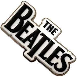 The Beatles - Black Drop T Logo Magnet in the group MERCHANDISE / Merch / Pop-Rock at Bengans Skivbutik AB (5536723)