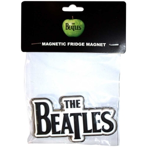 The Beatles - Black Drop T Logo Magnet in the group MERCHANDISE / Magnet / Pop-Rock at Bengans Skivbutik AB (5536723)