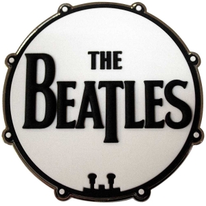 The Beatles - Drum Logo Magnet in the group MERCHANDISE / Merch / Pop-Rock at Bengans Skivbutik AB (5536726)