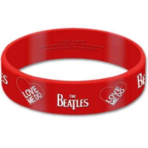 The Beatles - Love Me Do Red Gum Wristband in the group MERCHANDISE at Bengans Skivbutik AB (5536804)