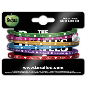 The Beatles - Apple Charm Set Gum Wristband in the group MERCHANDISE at Bengans Skivbutik AB (5536806)