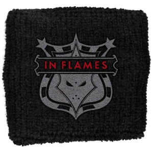 In Flames - Shield Embroidered Wristband Sweat in the group MERCHANDISE / Merch / Hårdrock,Svensk Musik at Bengans Skivbutik AB (5536835)